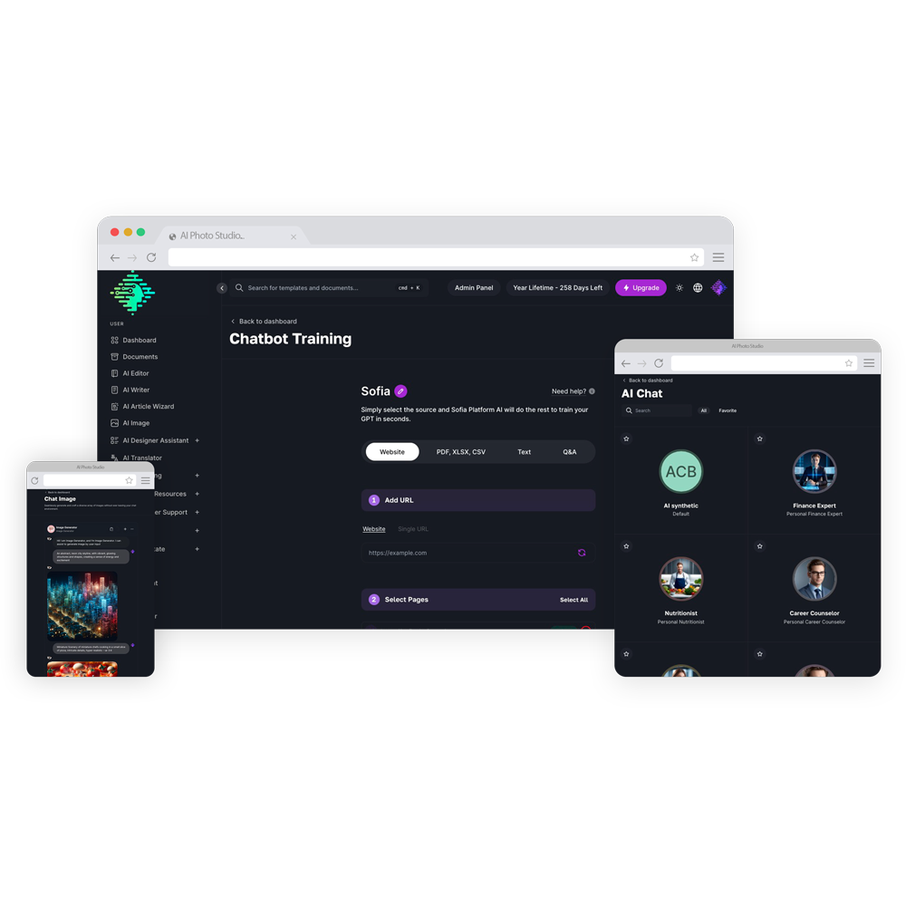 tab items